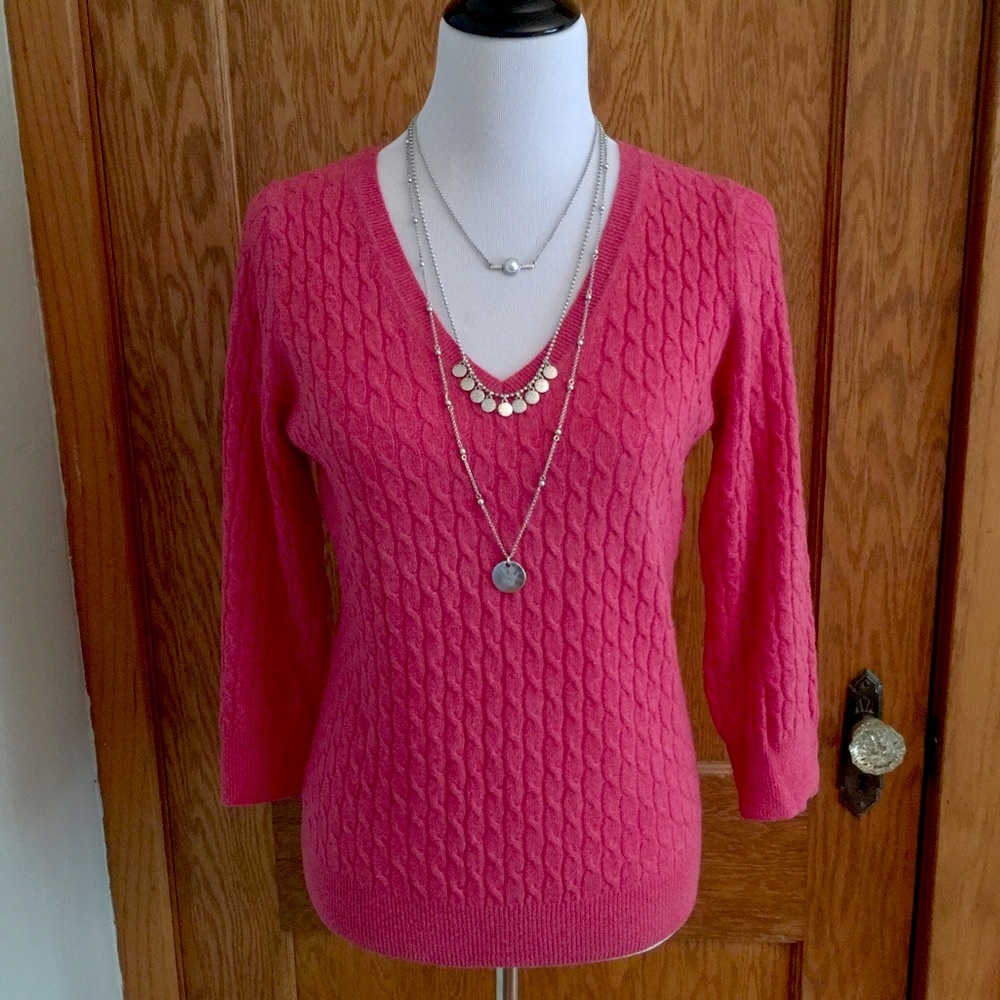 Banana Republic▪️Italian Lambswool V-Neck Sweater